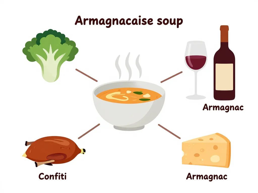 variations et accords soupe armagnacaise