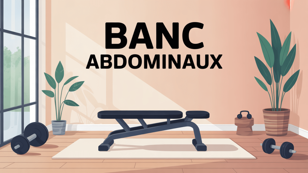 banc abdominaux illustration maison moderne