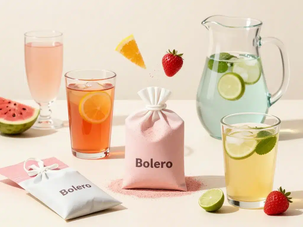 bolero boisson effet secondaire ingrédients sachets verre