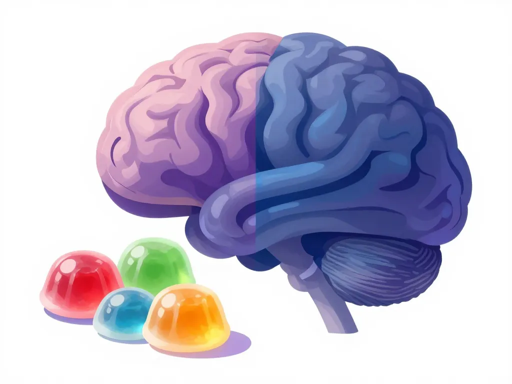 bonbon thc cerveau effets