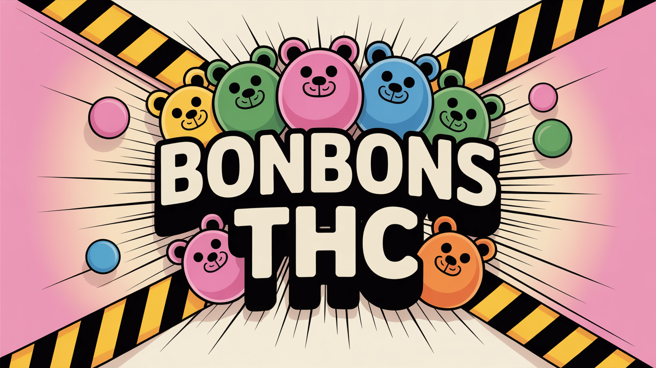illustration bonbon thc sécurité légale