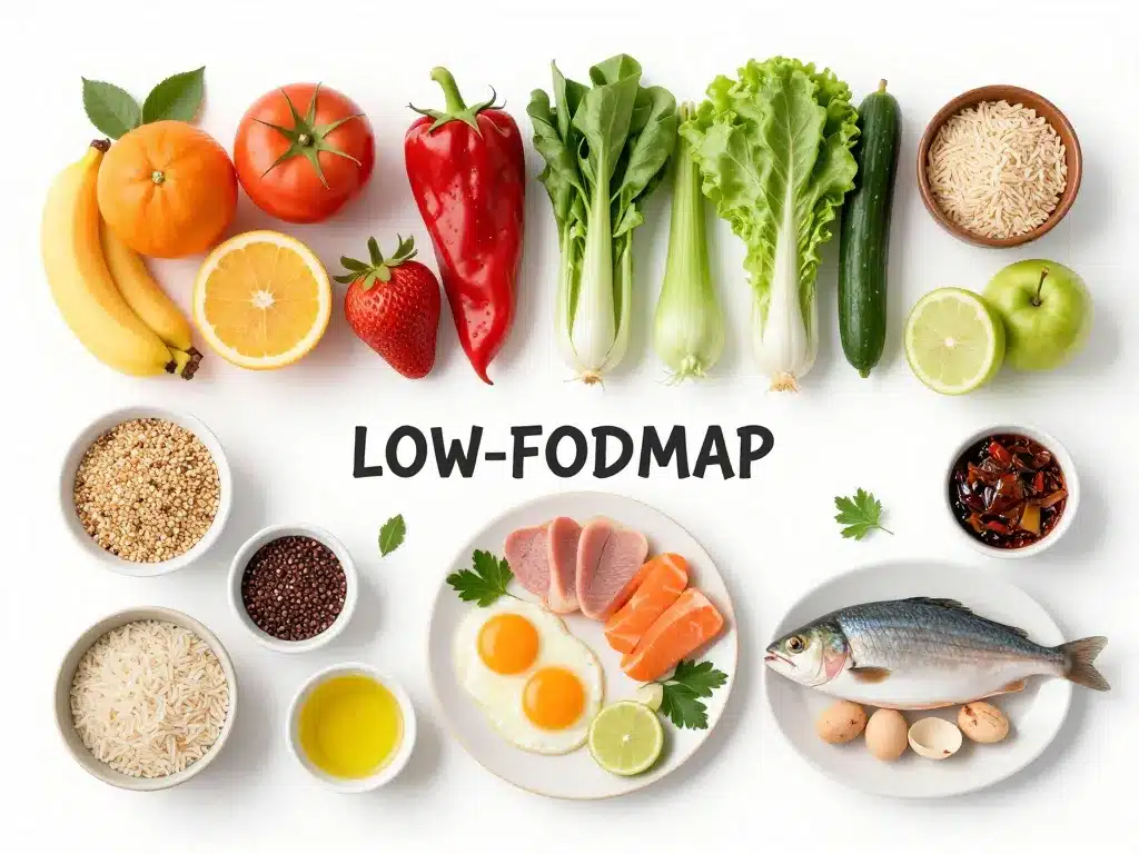 Groupes 300 aliments pauvres en fodmap fruits légumes céréales