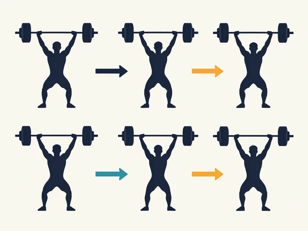 diagramme phases power snatches séquence technique