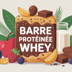 Préparation artisanale recette barre protéinée whey avec ingrédients naturels