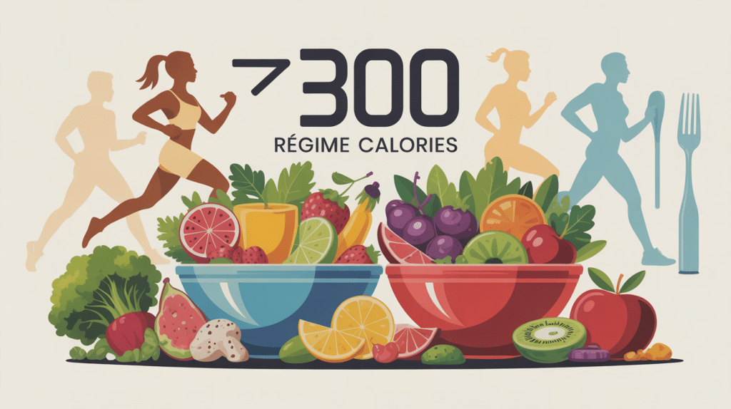 illustration alimentation sportive 3000 calories par jour