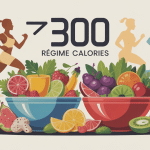 illustration alimentation sportive 3000 calories par jour