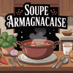 illustration soupe armagnacaise cuisine gasconne