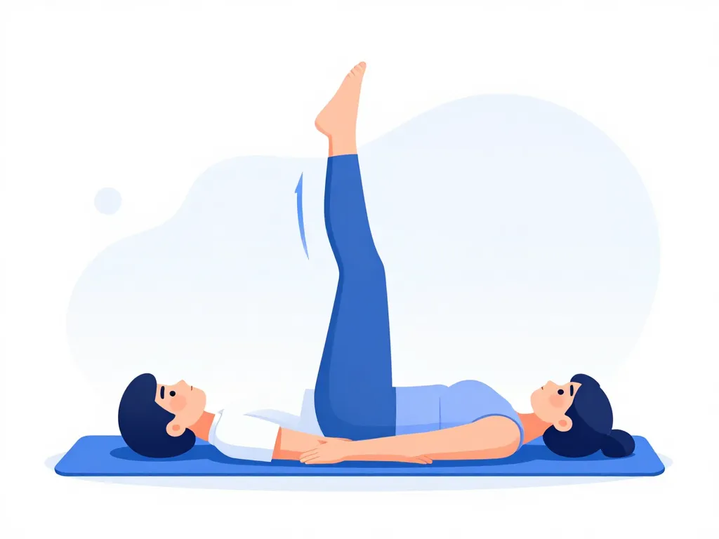 releve de jambe au sol position correcte