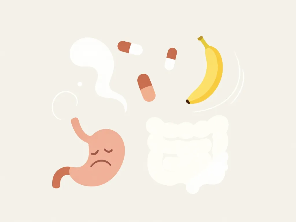 Causes du vomi de la mousse illustration abstraite