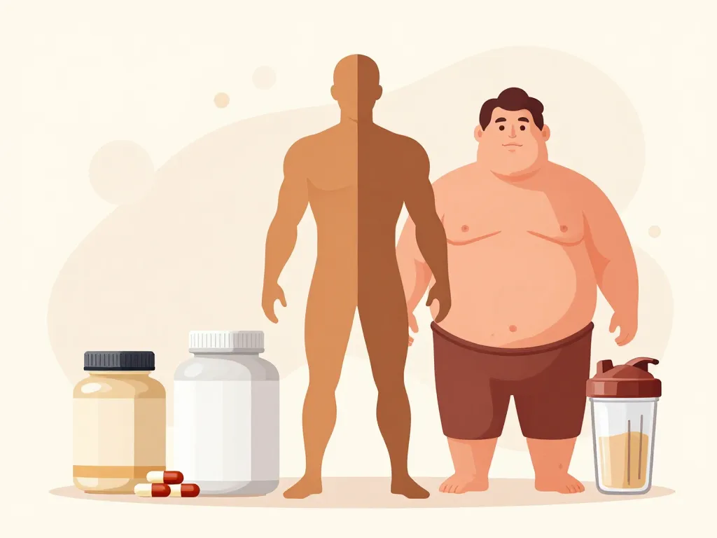 Visuel supplements divers pour bien comprendre les complements alimentaires pour grossir