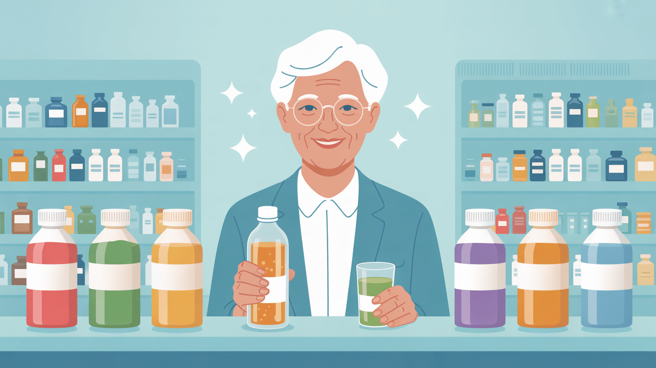 Boisson proteinee pharmacie pour personne agee illustration choix