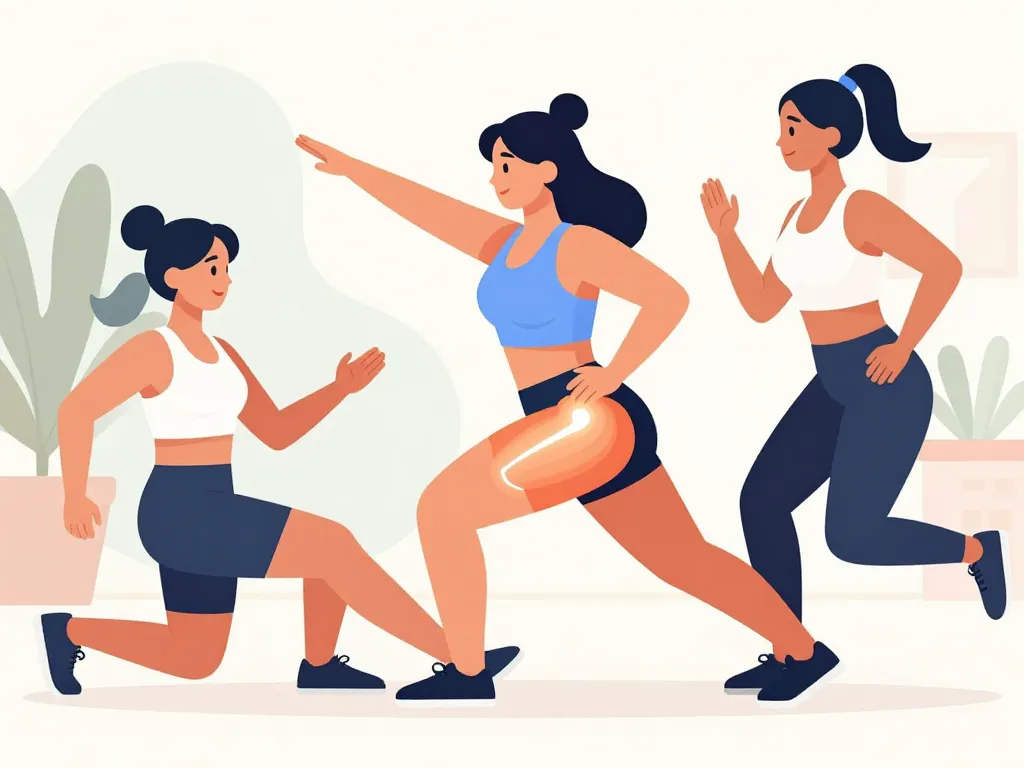 comment avoir des fessiers bombé exercices hip thrust squat fente