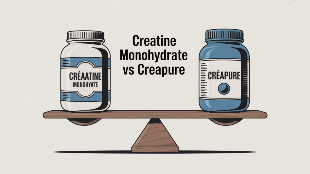 illustration creatine monohydrate ou creapure comparaison qualité