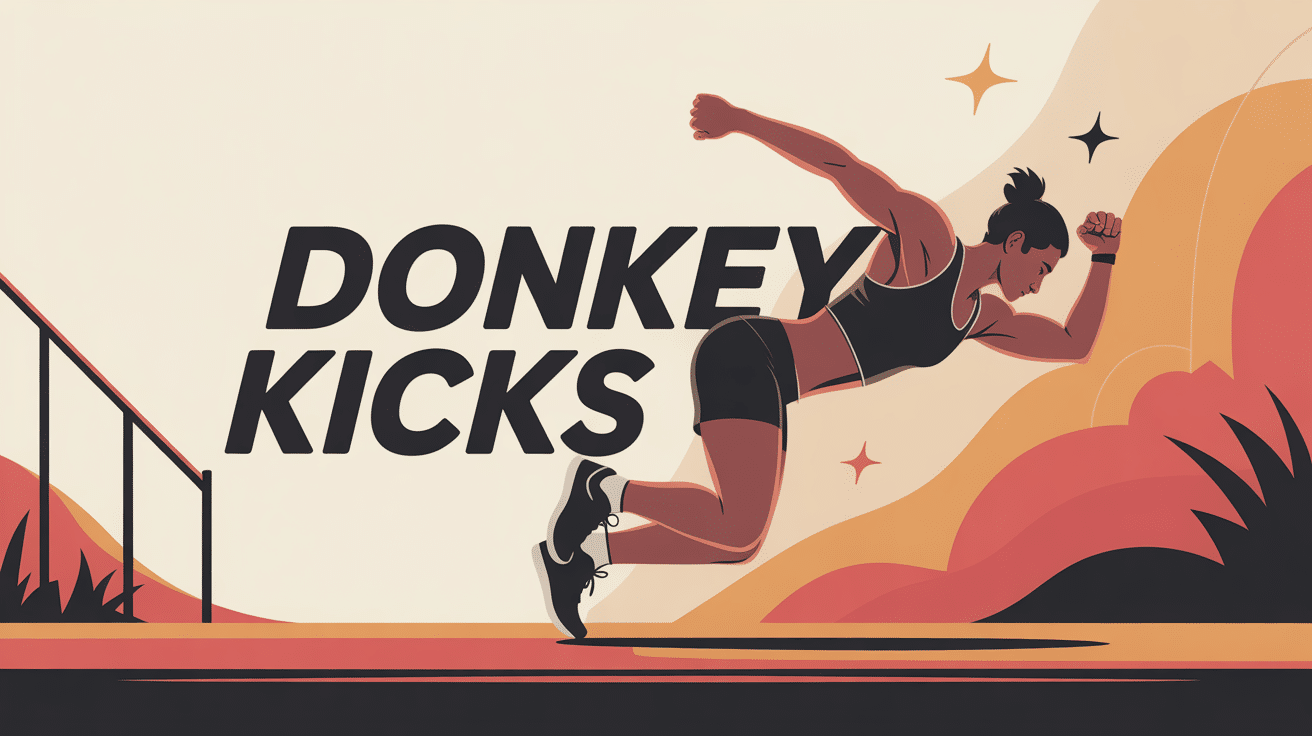 illustration donkey kicks position correcte