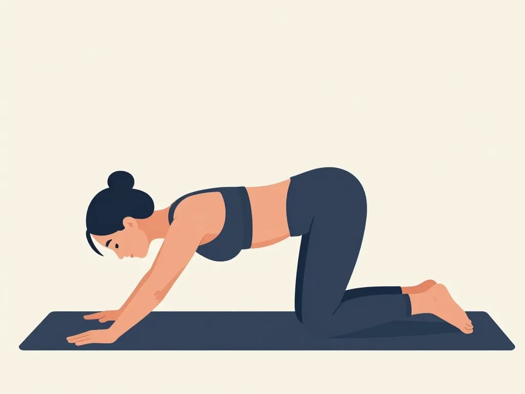 position de départ donkey kicks exercice