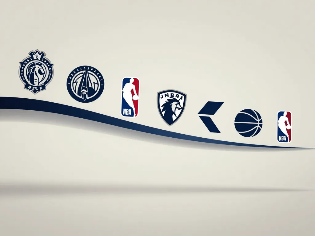 Evolution logo equipes nba design