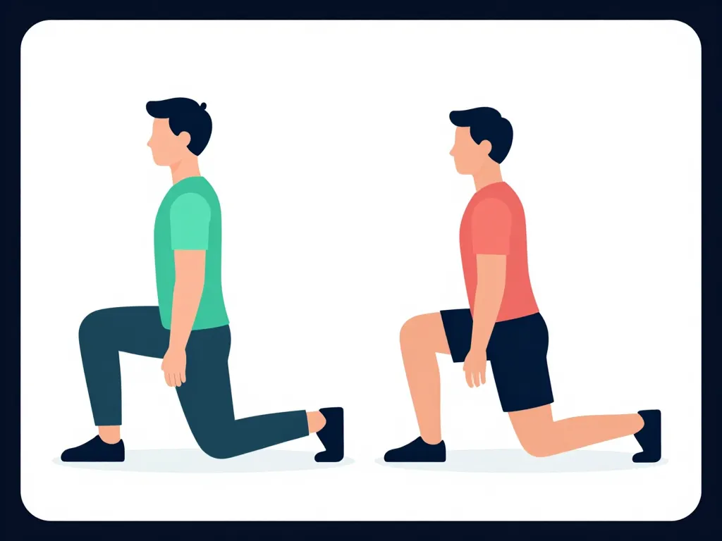 fentes arriere avec halteres technique correcte et erreurs a eviter