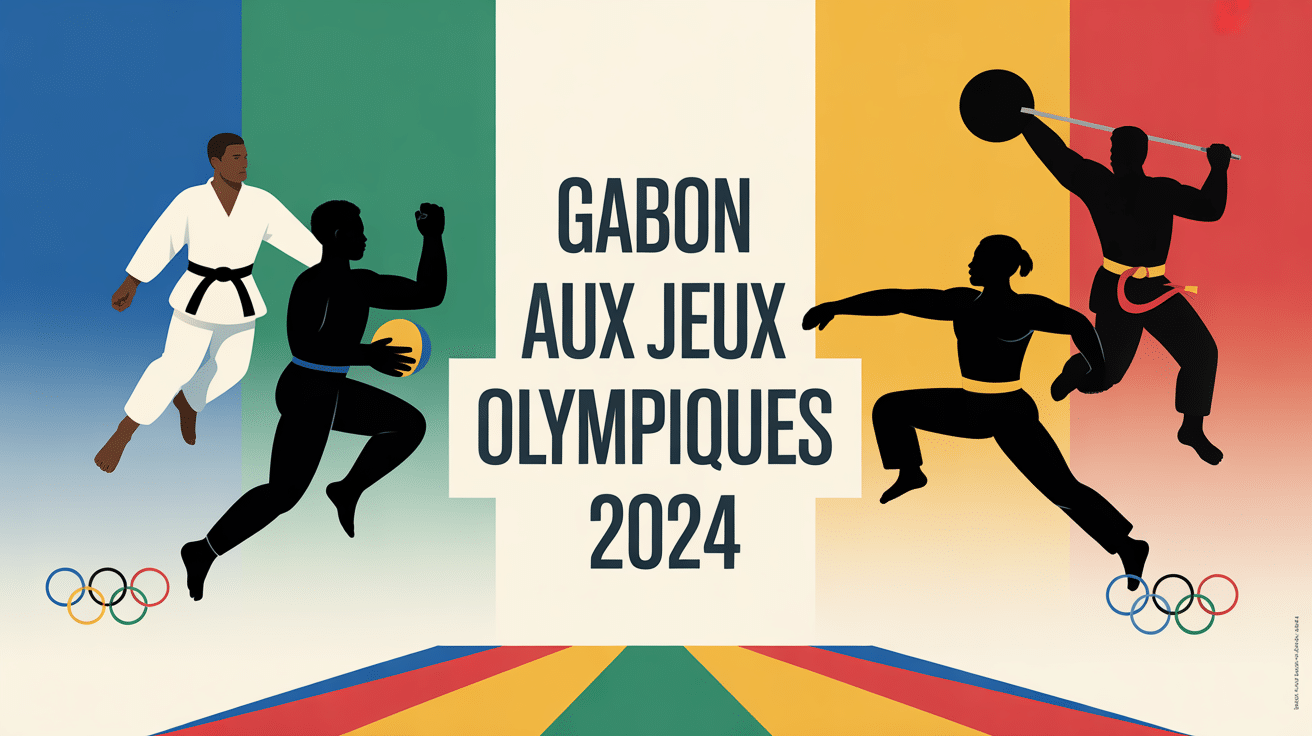 Illustration de la participation du Gabon aux JO 2024
