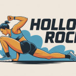 Illustration visuelle hollow rock posture gainage banane
