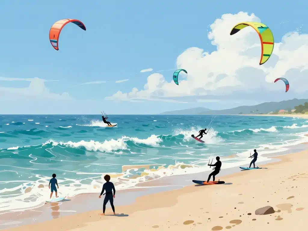 kitesurf en normandie illustration des spots selon niveau