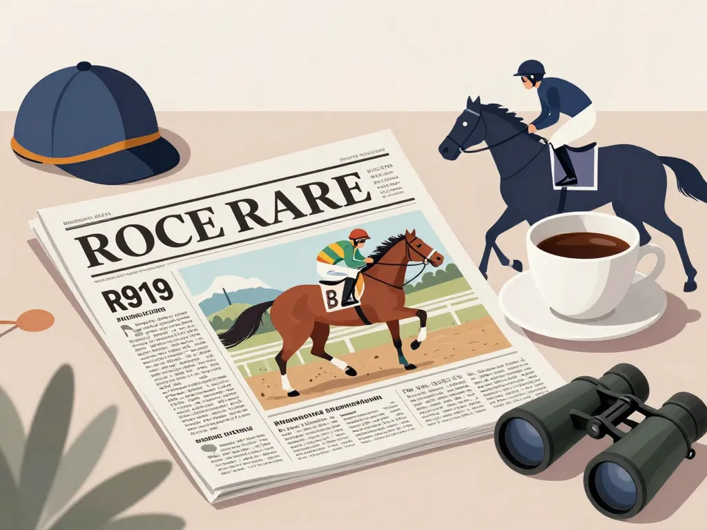 Comprendre La Gazette des Courses le journal avec symboles hippiques