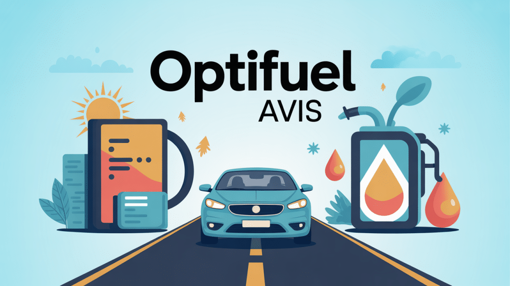 optifuel avis illustration economie carburant voiture moderne