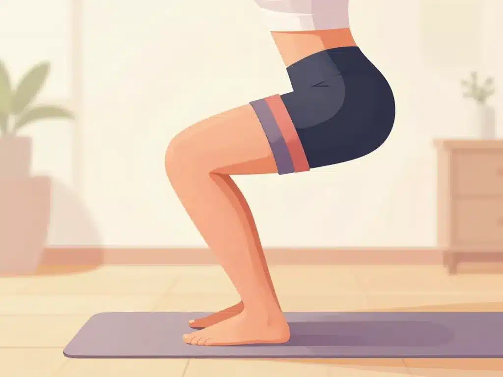 Programme exercice avec elastique jambes fessiers gainage