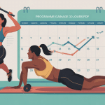 programme gainage 30 jours pdf visuel planche calendrier progression