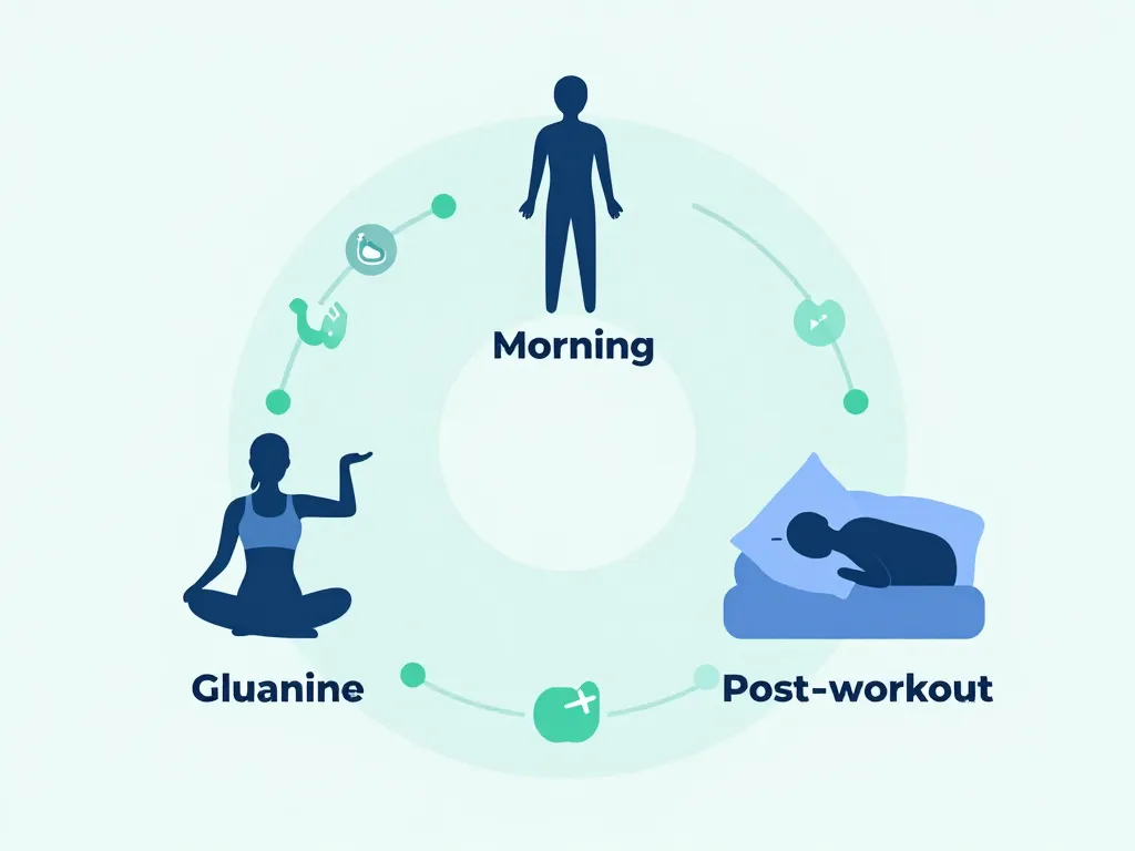 Quand prendre la glutamine moments clés routine optimisation