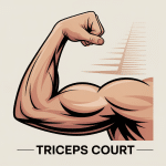 illustration triceps court bras raide
