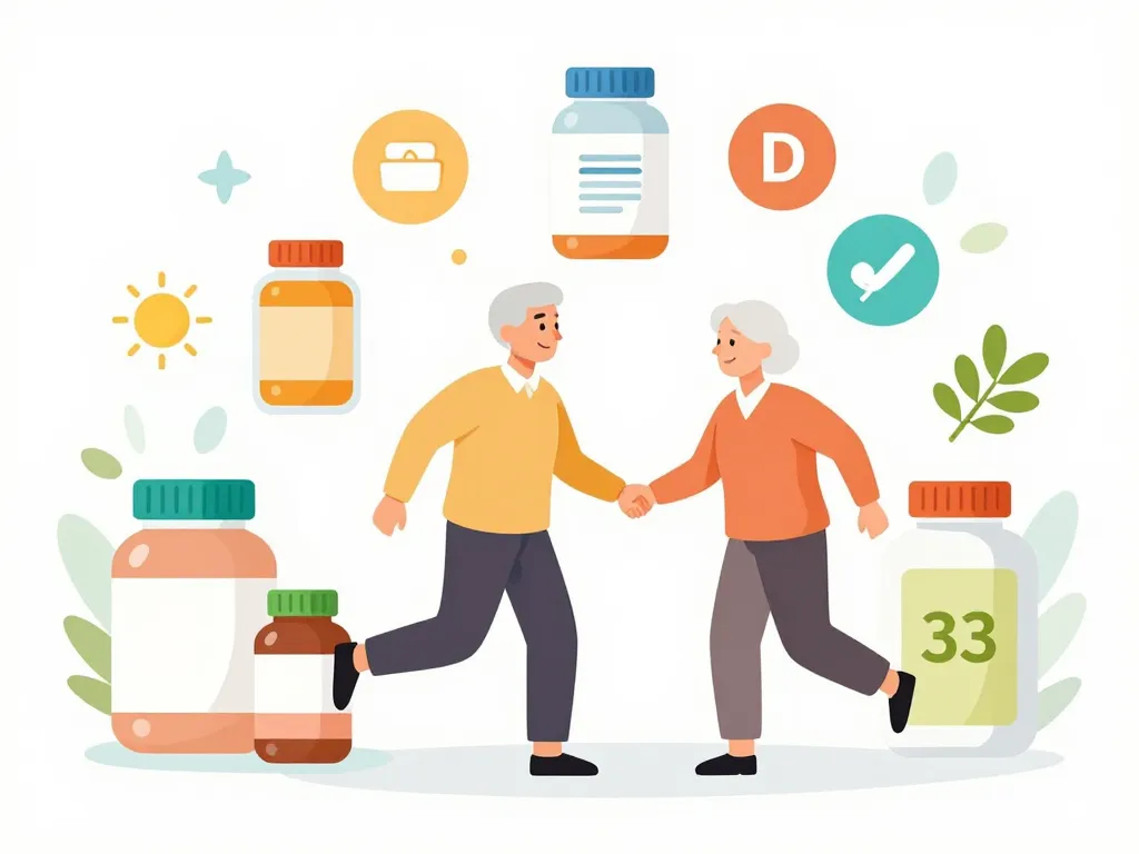 Types de complément alimentaire pour personnes âgées produits et nutriments