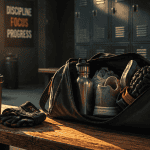 Accessoire pour sport dans sac de vestiaire