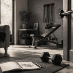accessoires muscu maison dans salon