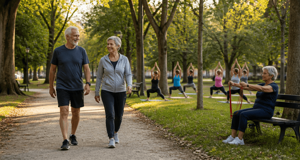 combien d heures de sport par semaine apres 60 ans seniors sportifs