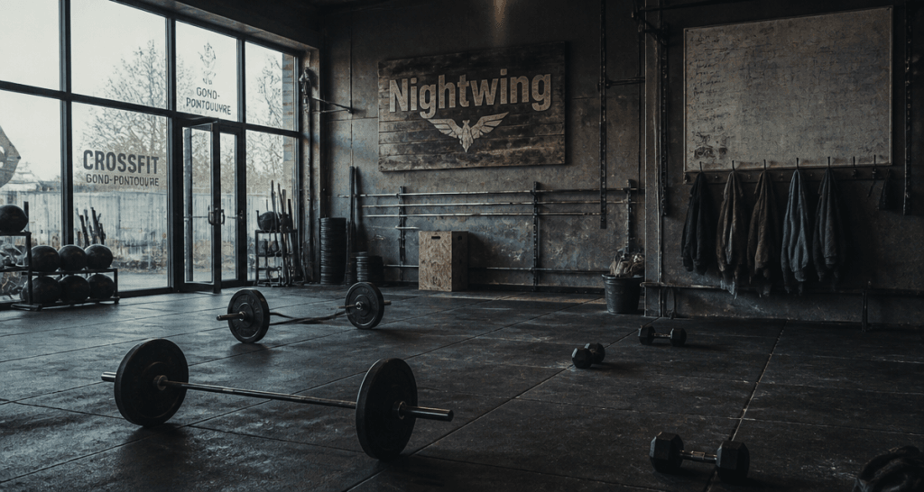 salle crossfit nightwing vide à gond-pontouvre