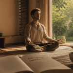 elevation spirituelle homme meditant