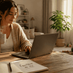 équilibre de vie femme travail enfant salon