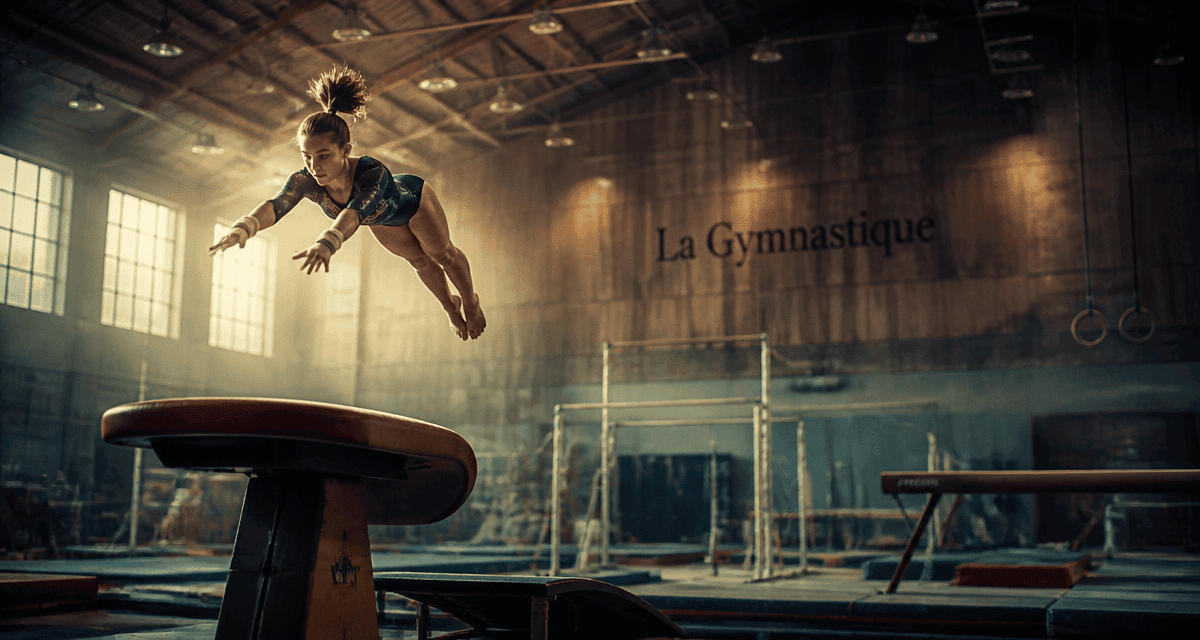 Expose sur la gymnastique gymnaste table de saut