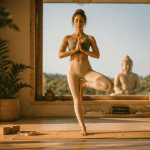 hatha yoga c est quoi femme posture arbre