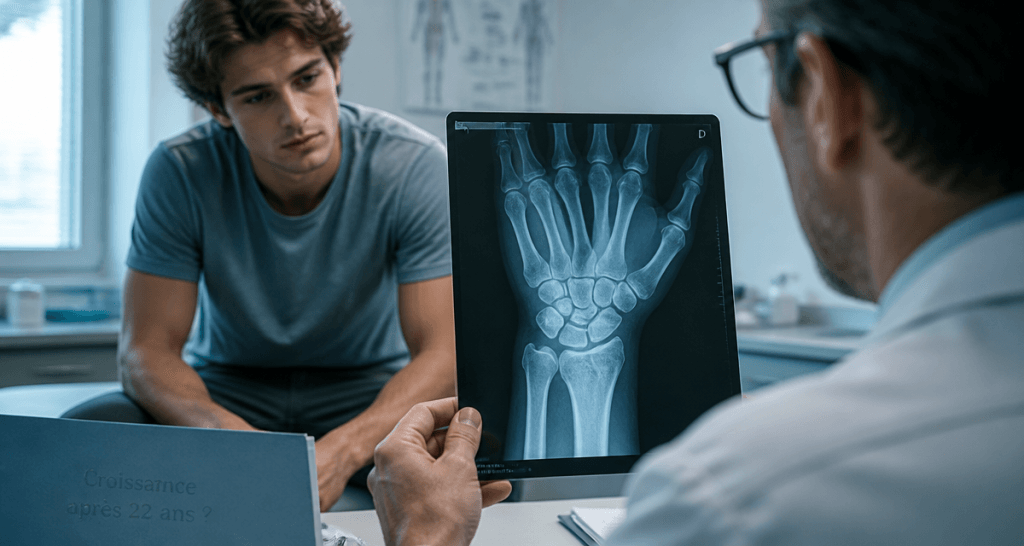 hormone de croissance pour grandir a 22 ans radiographie poignet