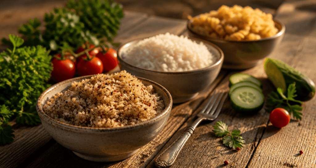 le quinoa est il un feculent bol de quinoa riz pates