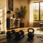 materiel sport maison dans un studio