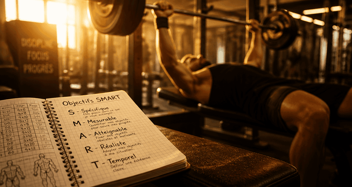 motivation musculation athlète carnet objectifs