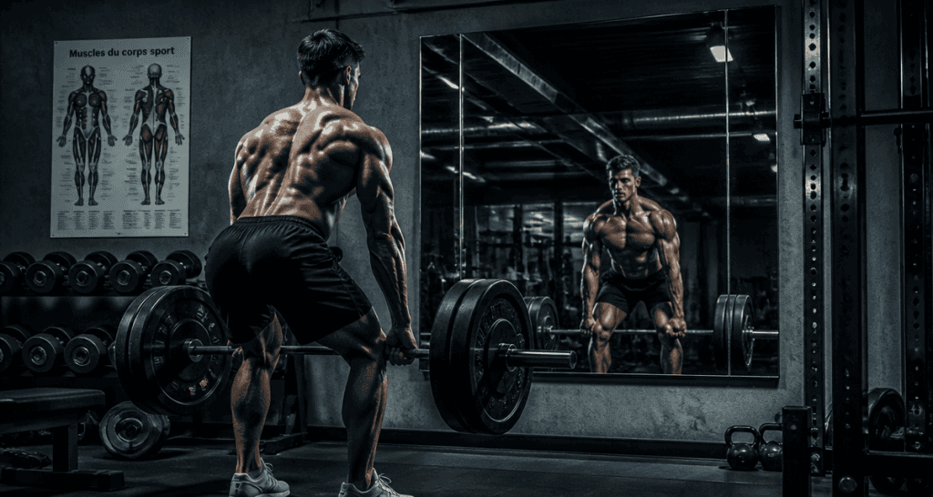 muscle du corps sport soulevé de terre