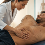 palpation muscle oblique externe de l abdomen