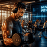 musique fitness athlète et cours collectif