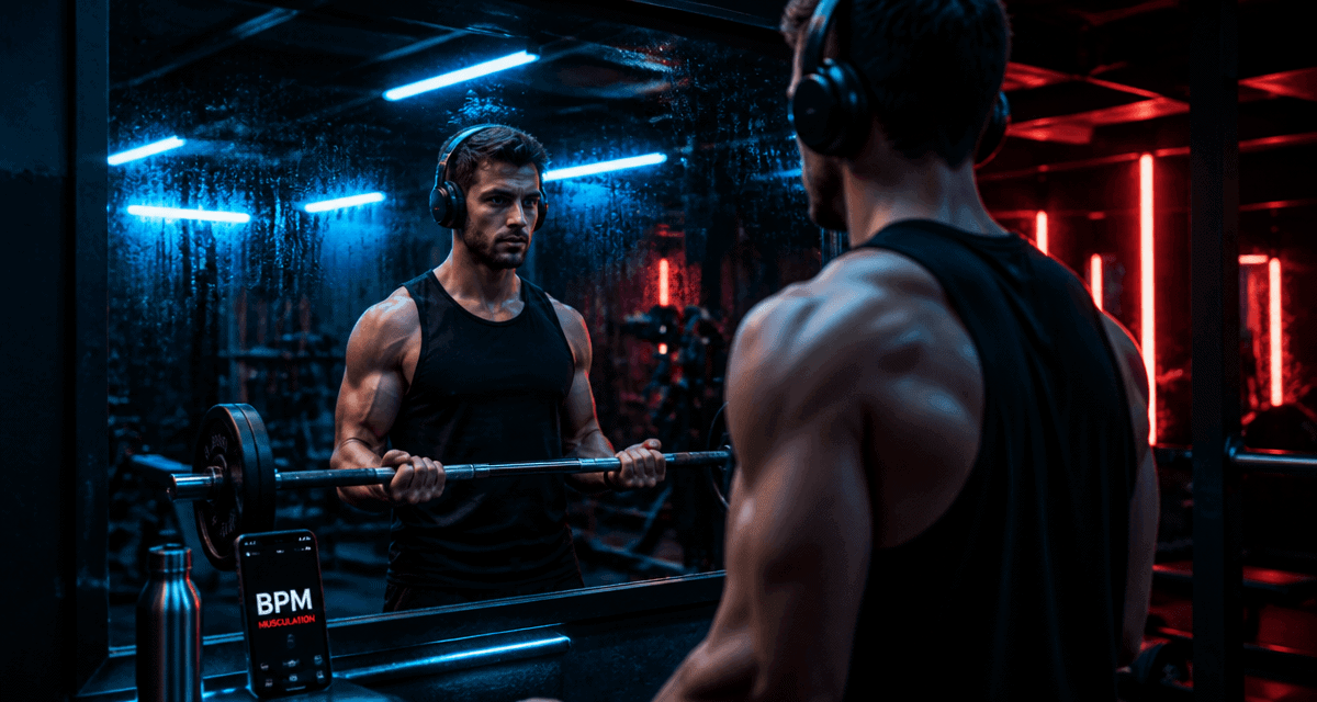 musique musculation athlète salle