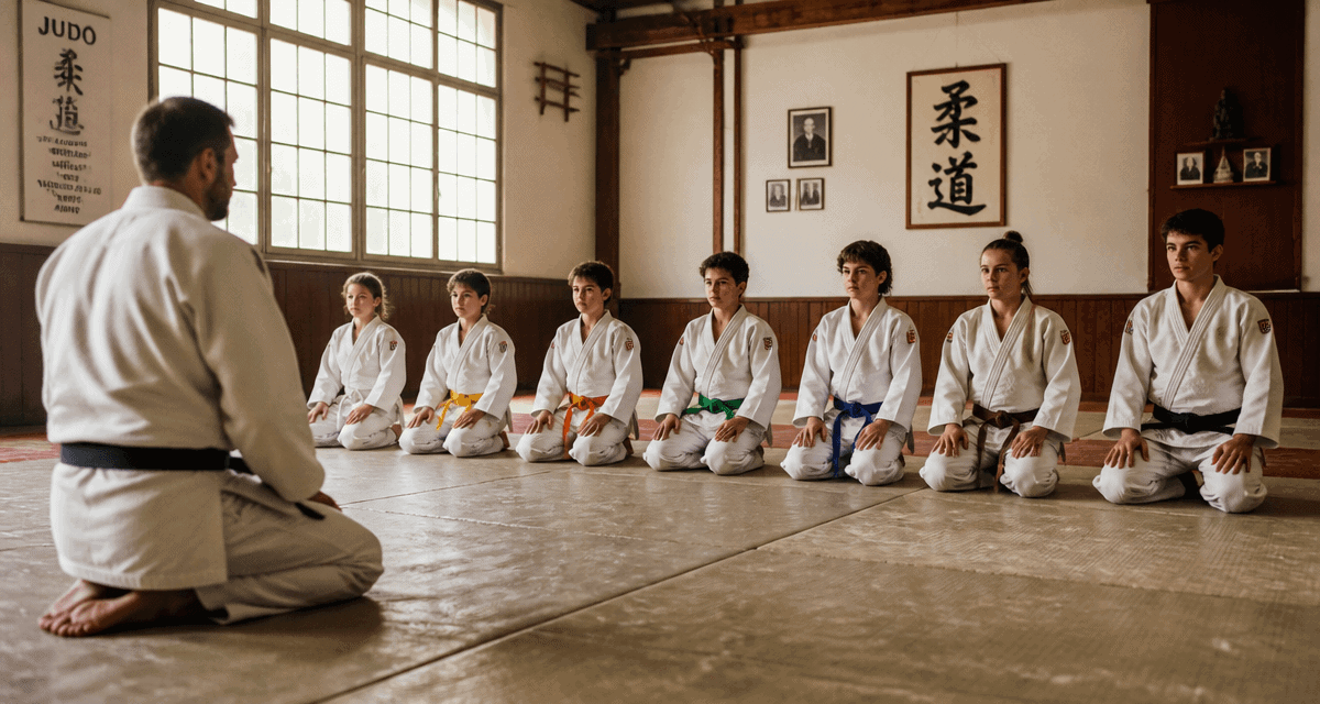 ordre des ceintures au judo, judokas sur tatami
