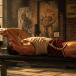 Pull over exercice sur banc en salle de musculation