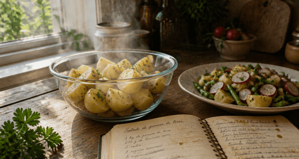 regime au pomme de terre salade vapeur